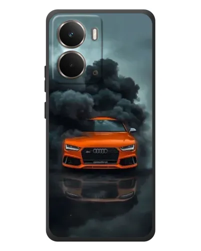 Чохол для RealMe P3 з картинкою «Audi у хмарах диму»