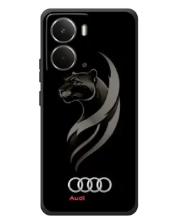 Чохол для RealMe P3 з картинкою «Графіка — пантера та Audi»