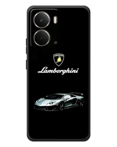 Чехол для RealMe P3 с картинкой «Логотип Lamborghini классика»