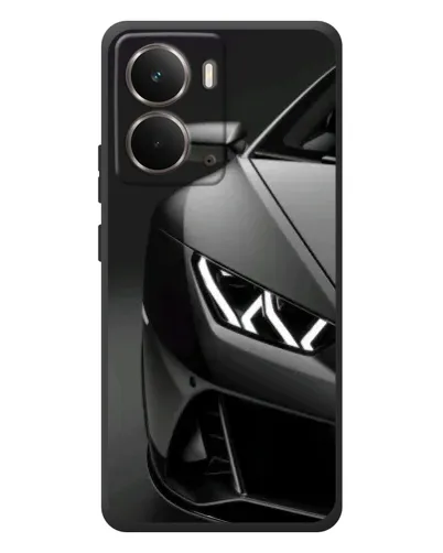 Чехол для RealMe P3 с картинкой «Lamborghini фары детализация»