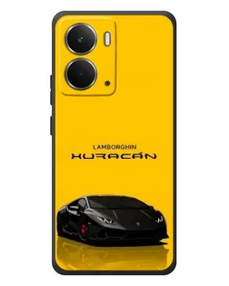 Чохол для RealMe P3 з картинкою «Lamborghini Huracan чорний»