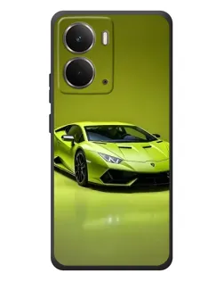 Чохол для RealMe P3 з картинкою «Салатовий Lamborghini Huracan»