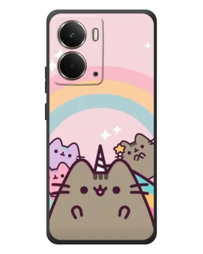 Чехол для RealMe P3 с картинкой «Единорог Pusheen»
