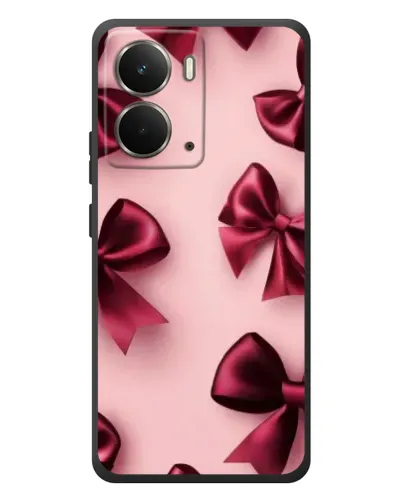 Чохол для RealMe P3 з картинкою «Бордовий атлас»