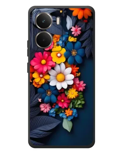 Чехол для RealMe P3 с картинкой «Цветочная феерия»