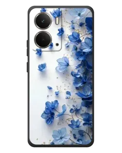 Чехол для RealMe P3 с картинкой «Голубой цветочный каскад» Чехол для RealMe P3 с картинкой «Голубой цветочный каскад»