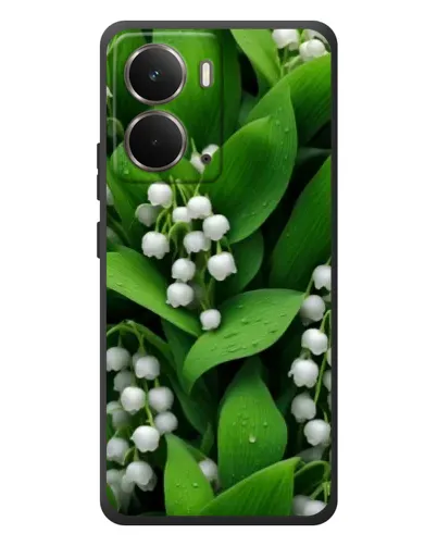Чехол для RealMe P3 с картинкой «Ландыши в зелени»