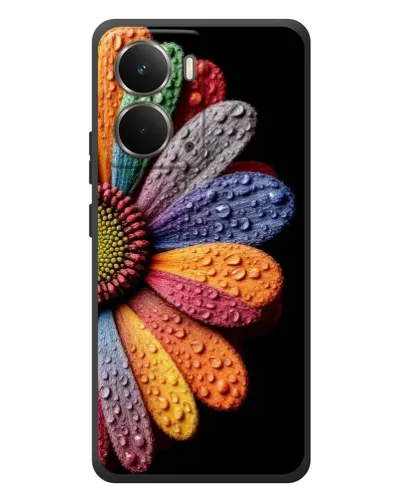 Чехол для RealMe P3 с картинкой «Радужный цветок»