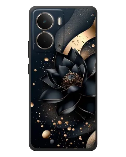 Чехол для RealMe P3 с картинкой «Черный лотос»