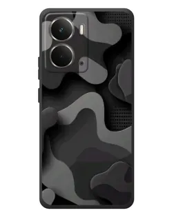 Чохол для RealMe P3 з картинкою «Темний абстрактний камуфляж»