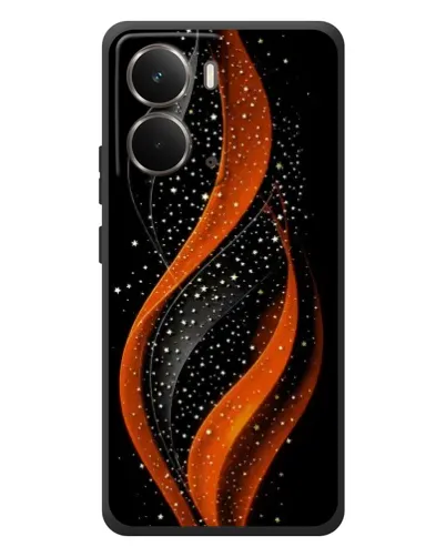 Чехол для RealMe P3 с картинкой «Огненная звездная волна»
