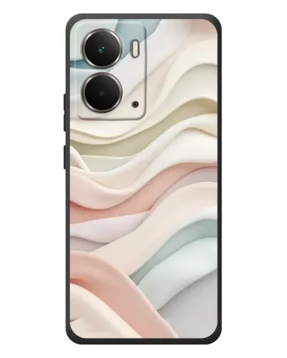Чехол для RealMe P3 с картинкой «Пастельные нежные волны»