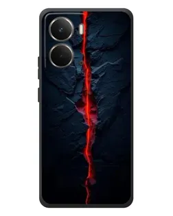 Чохол для RealMe P3 з картинкою «Червона лавова тріщина»