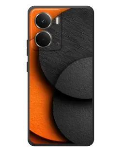 Чохол для RealMe P3 з картинкою «Геометрія помаранчевих кіл»