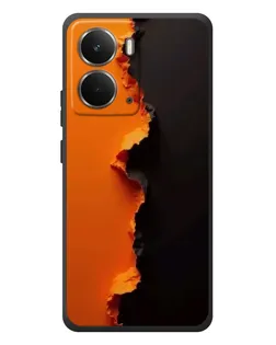 Чохол для RealMe P3 з картинкою «Помаранчевий розлом»