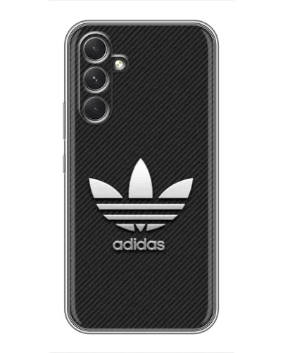 Чехол для Realme P4 Lite с картинкой «Adidas Карбоновая текстура»