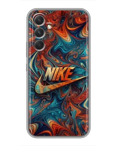 Чохол для Realme P4 Lite з картинкою «Nike в абстракції»