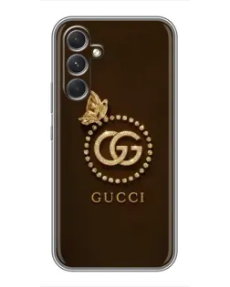 Чохол для Realme P4 Lite з картинкою «Gucci — золотий метелик»
