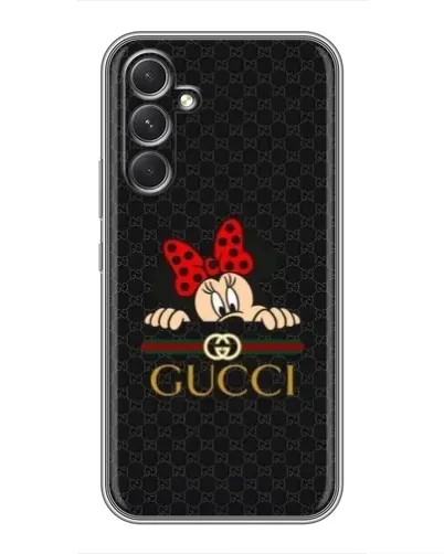 Чохол для Realme P4 Lite з картинкою «Мінні Маус Gucci — чорний» Чохол для Realme P4 Lite з картинкою «Мінні Маус Gucci — чорний»