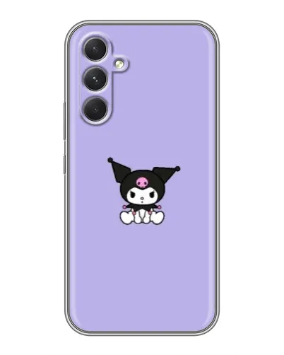 Чехол для Realme P4 Lite с картинкой «Kuromi — фиолетовый минимализм»