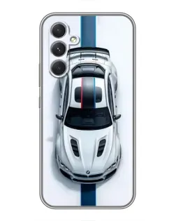 Чехол для Realme P4 Lite с картинкой «Вид сверху — BMW M»
