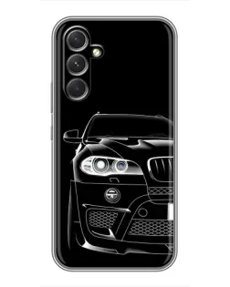Чехол для Realme P4 Lite с картинкой «Темный силуэт BMW»