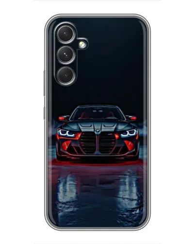 Чехол для Realme P4 Lite с картинкой «BMW на мокрой дороге» Чехол для Realme P4 Lite с картинкой «BMW на мокрой дороге»