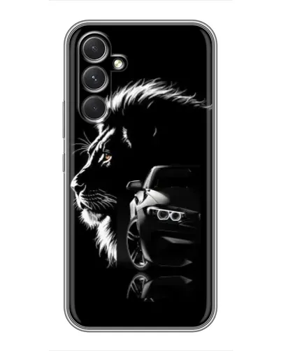 Чехол для Realme P4 Lite с картинкой «BMW и лев» Чехол для Realme P4 Lite с картинкой «BMW и лев»