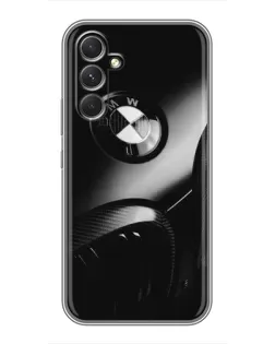 Чехол для Realme P4 Lite с картинкой «Эмблема BMW — макро»