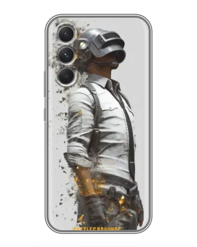 Чехол для Realme P4 Lite с картинкой «PUBG — боец в пыли» Чехол для Realme P4 Lite с картинкой «PUBG — боец в пыли»