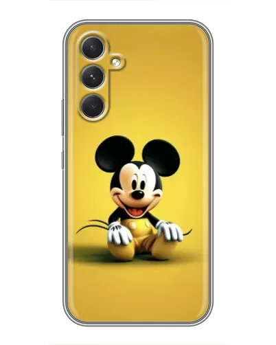 Чехол для Realme P4 Lite с картинкой «Микки на желтом» Чехол для Realme P4 Lite с картинкой «Микки на желтом»