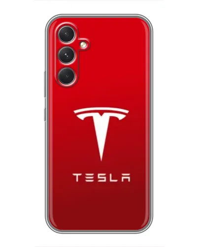 Чохол для Realme P4 Lite з картинкою «Tesla Red Classic»