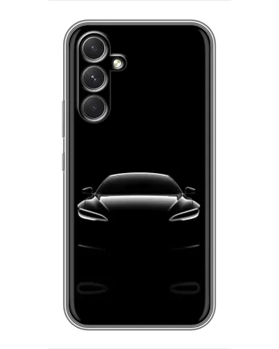 Чохол для Realme P4 Lite з картинкою «Силует Tesla Night»