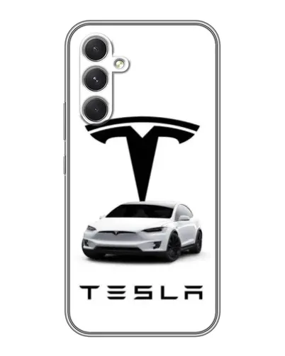 Чохол для Realme P4 Lite з картинкою «Tesla White Style»