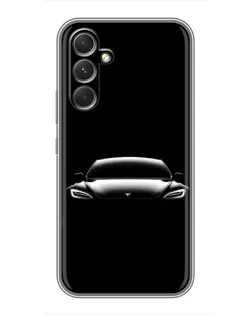 Чохол для Realme P4 Lite з картинкою «Фари Tesla Night»