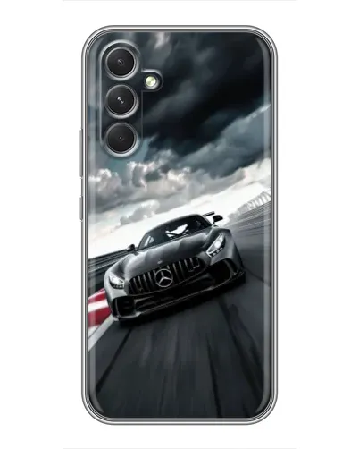 Чехол для Realme P4 Lite с картинкой «Гоночный Mercedes AMG»