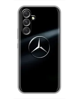 Чехол для Realme P4 Lite с картинкой «Mercedes на металле»