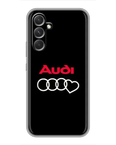 Чехол для Realme P4 Lite с картинкой «Логотип Audi Heart»