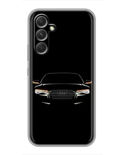 Чехол для Realme P4 Lite с картинкой «Audi — ночной контур»