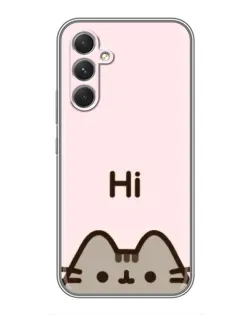 Чехол для Realme P4 Lite с картинкой «Пушин говорит Hi»