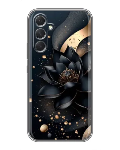 Чехол для Realme P4 Lite с картинкой «Черный лотос» Чехол для Realme P4 Lite с картинкой «Черный лотос»