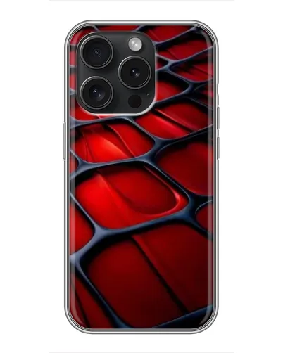 Чехол для Realme P4 Pro с картинкой «Красная глянцевая сетка» Чехол для Realme P4 Pro с картинкой «Красная глянцевая сетка»