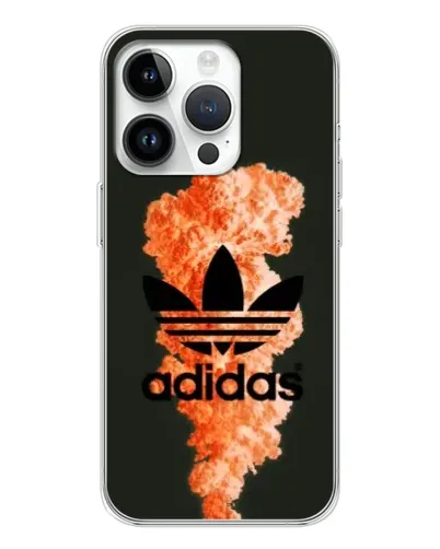 Чохол для Realme P4 з картинкою «Помаранчевий дим Adidas»