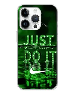 Чехол для Realme P4 с картинкой «Зеленый неоновый Nike»