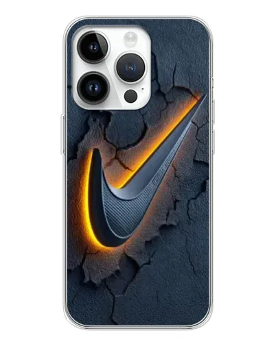 Чехол для Realme P4 с картинкой «Объемный логотип Найк»