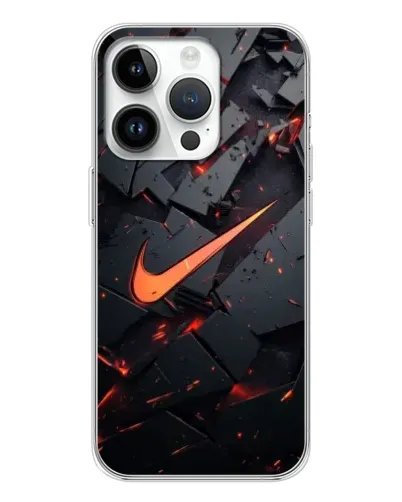 Чехол для Realme P4 с картинкой «Nike — эффект разломов»