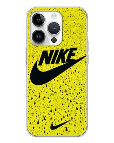 Чехол для Realme P4 с картинкой «Желтый текстурный Nike»