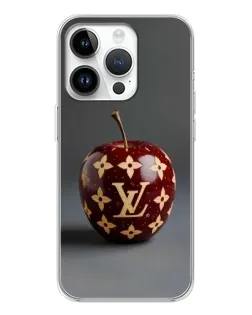Чехол для Realme P4 с картинкой «Красное яблоко LV»