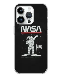 Чехол для Realme P4 с картинкой «NASA — шагаем по Луне»