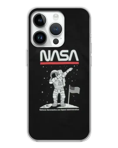 Чехол для Realme P4 с картинкой «NASA — шагаем по Луне»